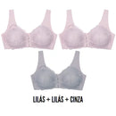 Conforto Garantido: Kit De 3 Sutiãs Lift Comfort + BRINDE
